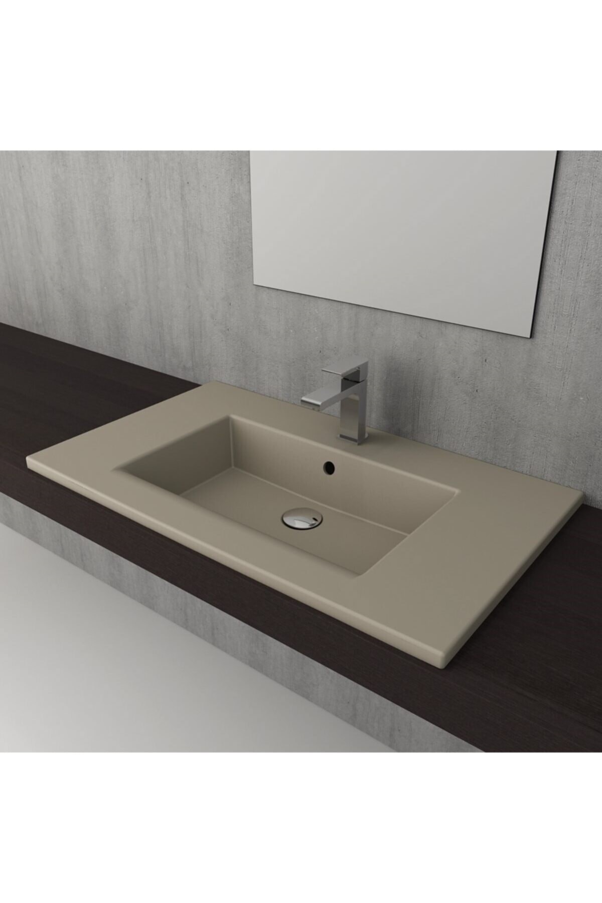 Milano Etajerli Lavabo 80 Cm Mat Kaşmir 1113-011-0126
