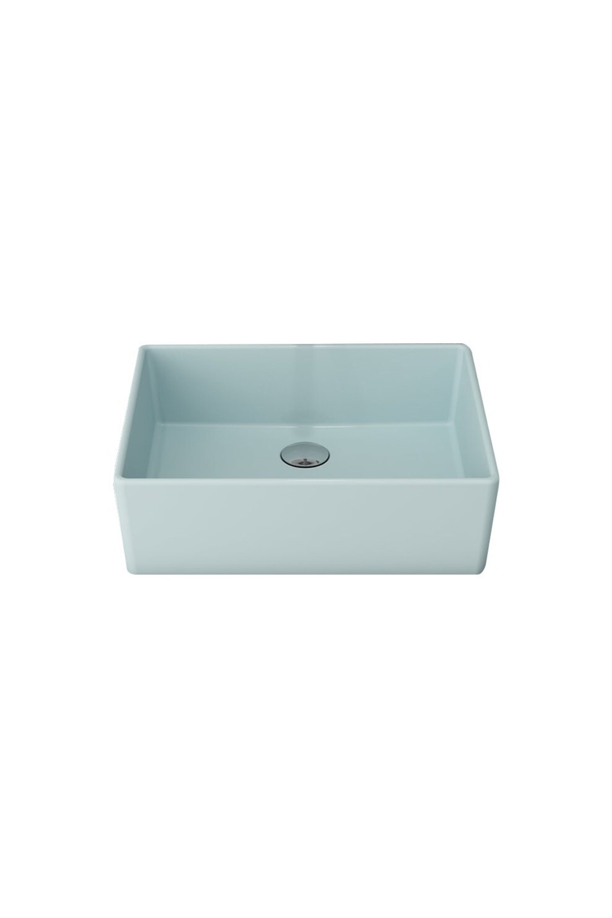 Milano Çanak Lavabo 50 Cm Mat Buz Mavisi