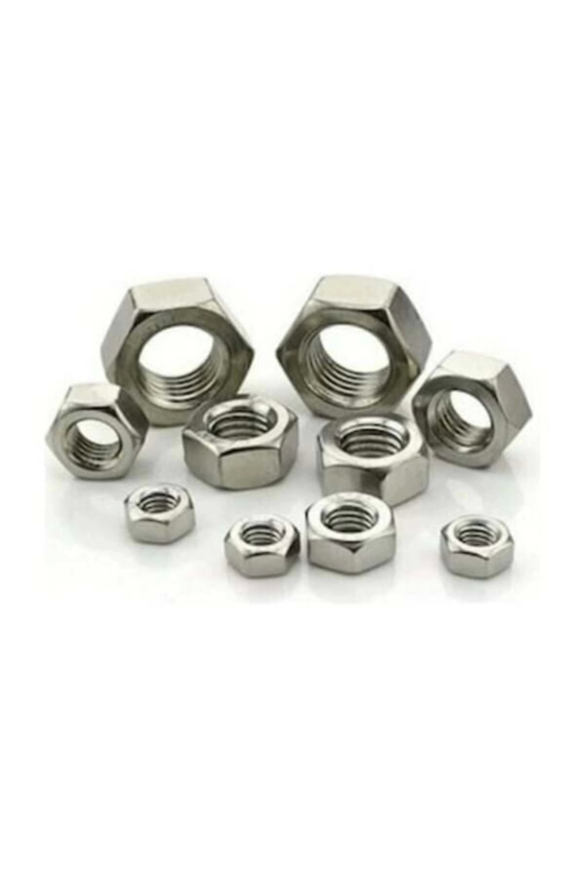 Çelik Galvanizli Somun Din934 M6x1,00 6 Kalite 10.000 Adet