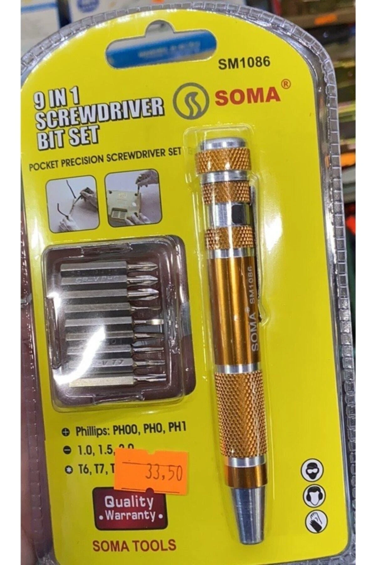 Sm1086 9'lu Tornavida Seti