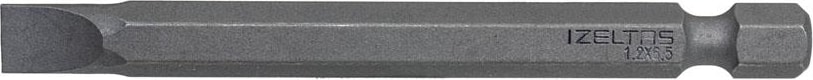 İZELTAŞ Izeltaş 4860200765 Uzun Düz Bits Uç 6.5X75 mm
