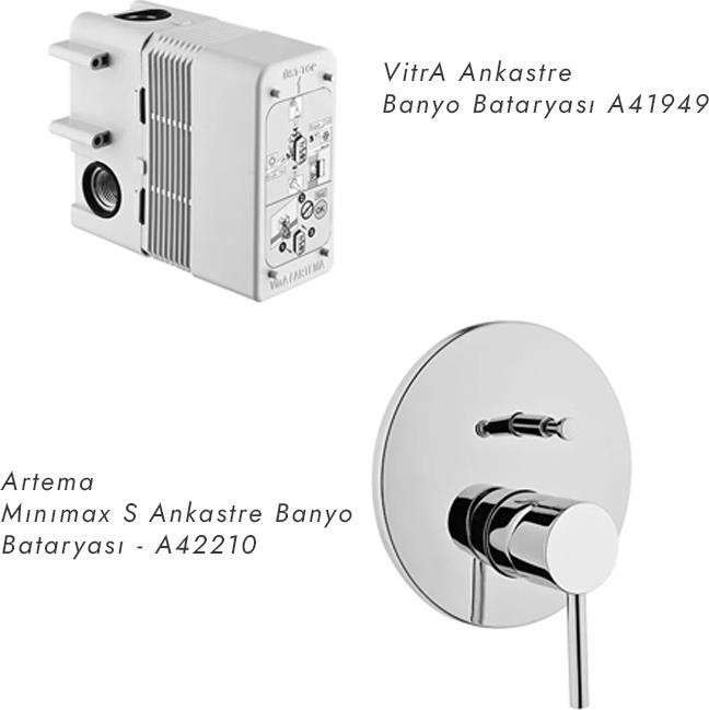 Minimax S Ankastre Banyo Bataryası Seti A49296 ( Gagasız )