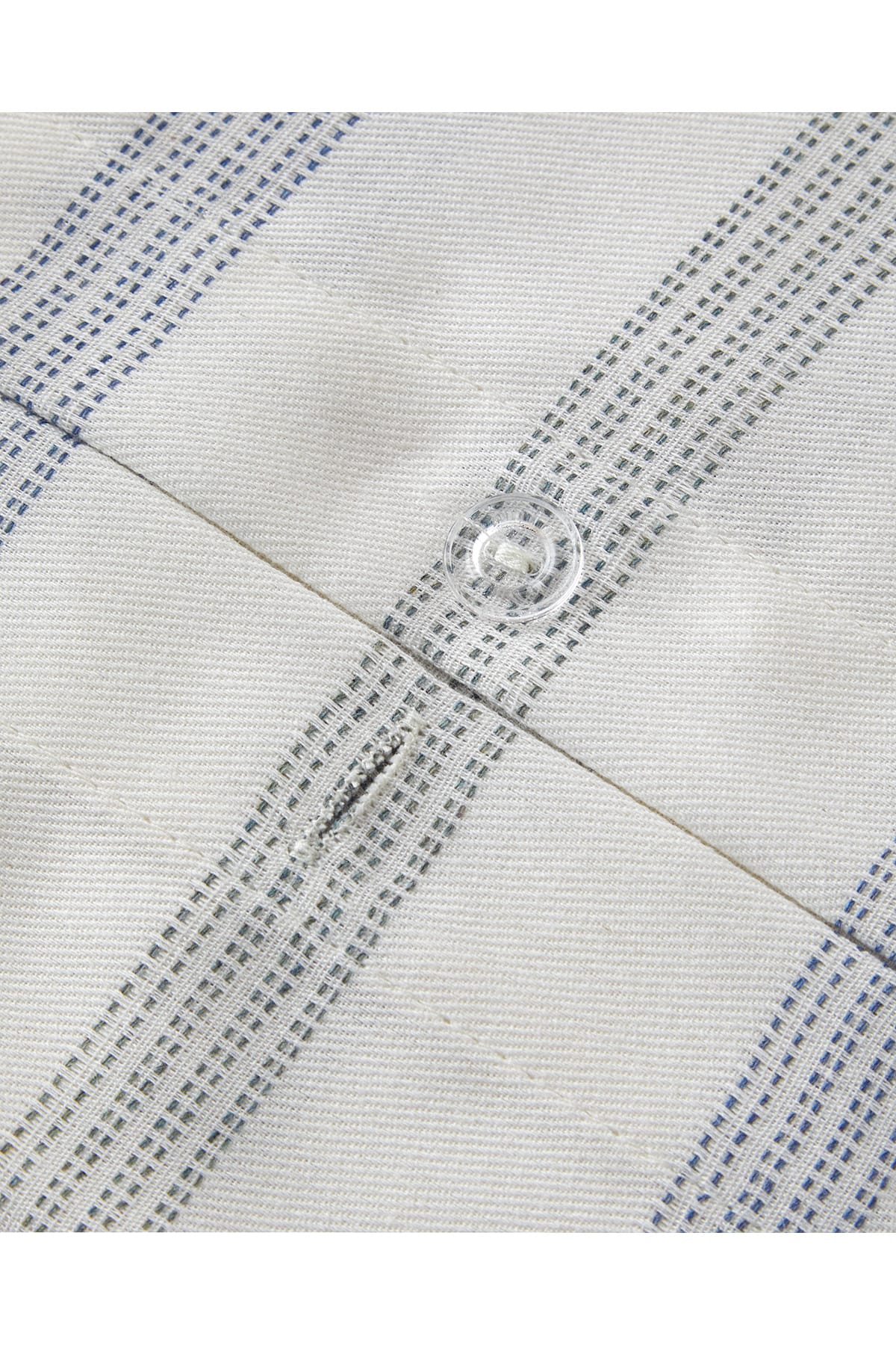Bold Stitch İpliği Boyalı King Size Nevresim Takımı 240x220 cm Lacivert-Yeşil