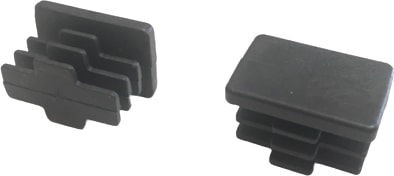 Plastik Tapa Kare Profil Tapası 20 x 30 mm (4 Adet)
