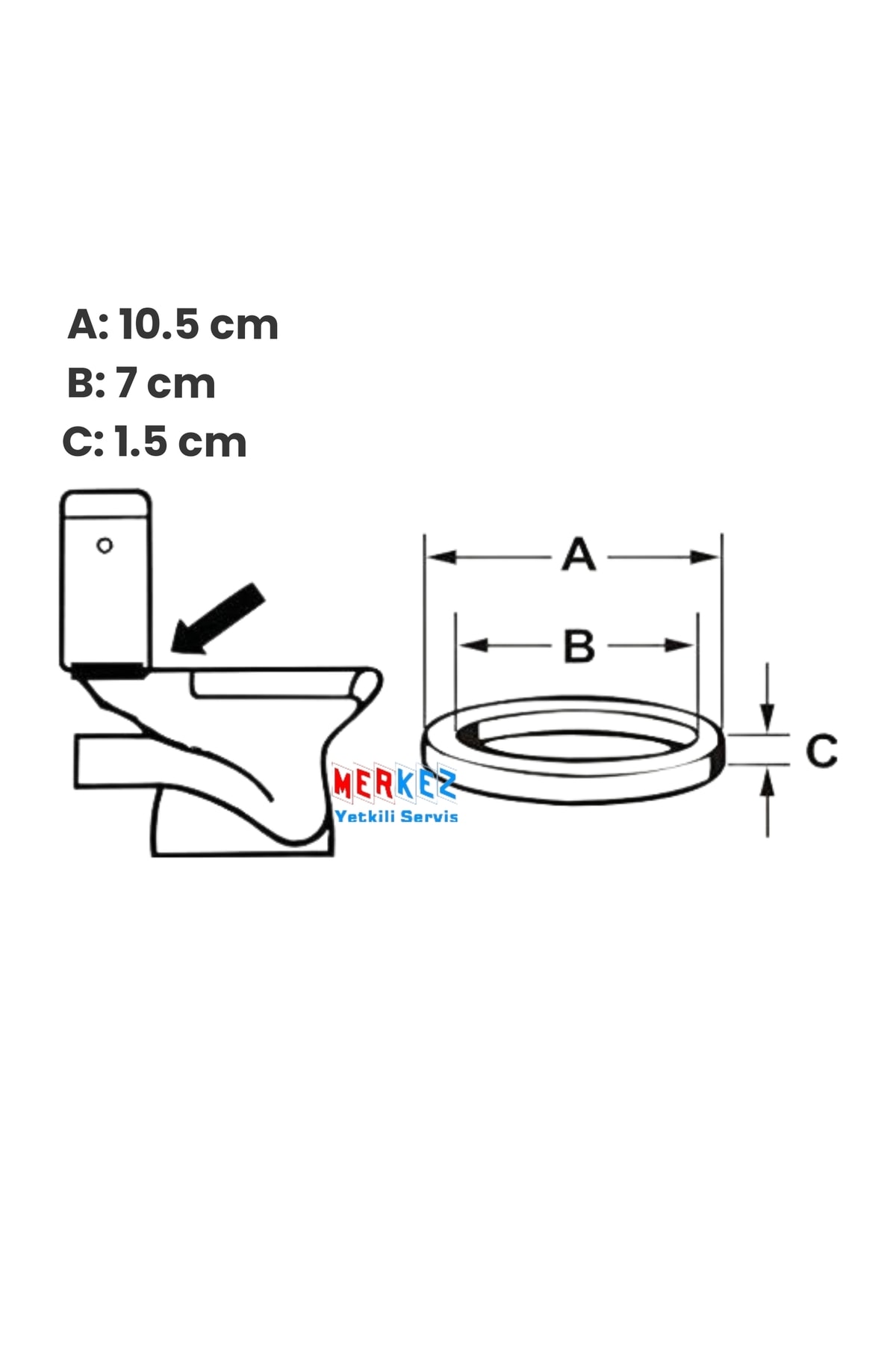 Klozet Rezervuar Arası Sünger Conta