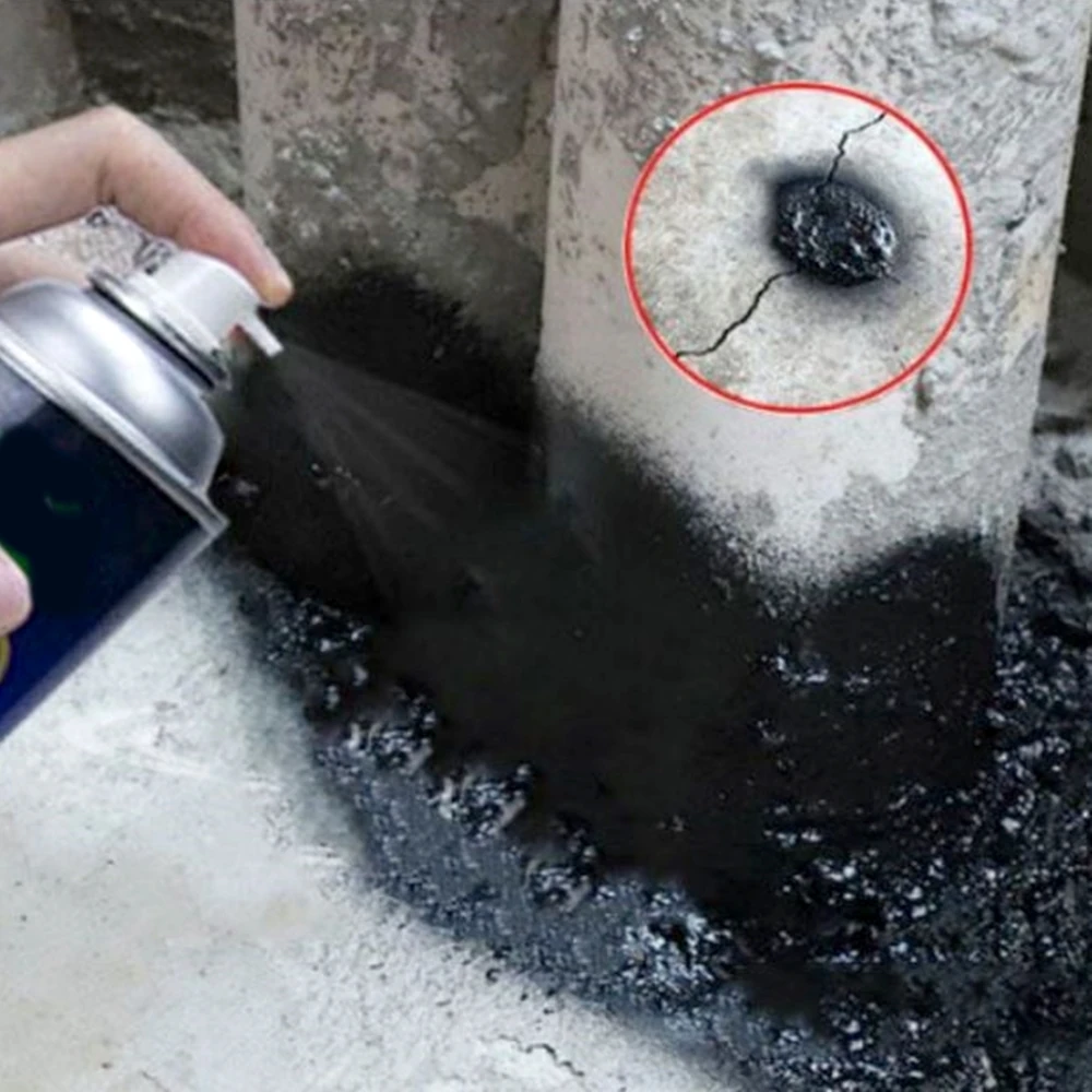 Su Geçirmez Sprey Börfh Su Sızdırmazlık Spreyi Siyah Izolasyon Spreyi 500 ml