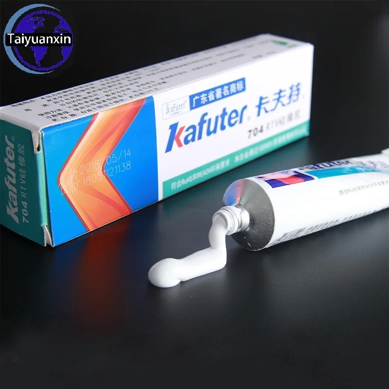 K704 Siyah Yarım Akış Stili Kraft Kb Silikon Kauçuk Su Geçirmez Yalıtım Yüksek Sıcaklığa Dayanıklı Güçlü Şeffaf Sızdırmazlık Tutkalı (Yurt Dışından)