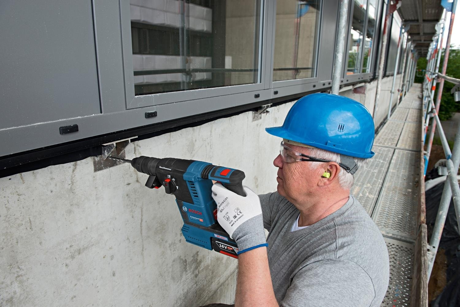 BOSCH Gbh 18V-26 2X5.0AH Çift Akülü Kırıcı Delici