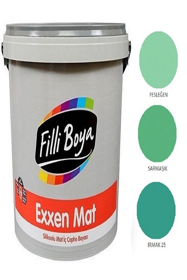 Exxen Mat Silikonlu Mat Iç Cephe Boyası 2,5lt (sarmaşık)