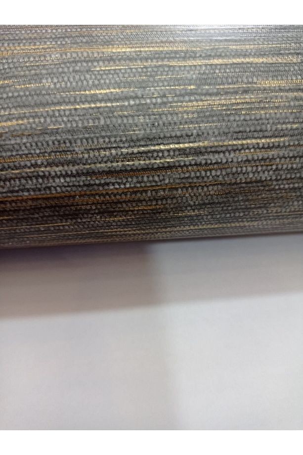 Antrasit Üzerine Gold Detaylı Silinebilir Duvar Kağıdı