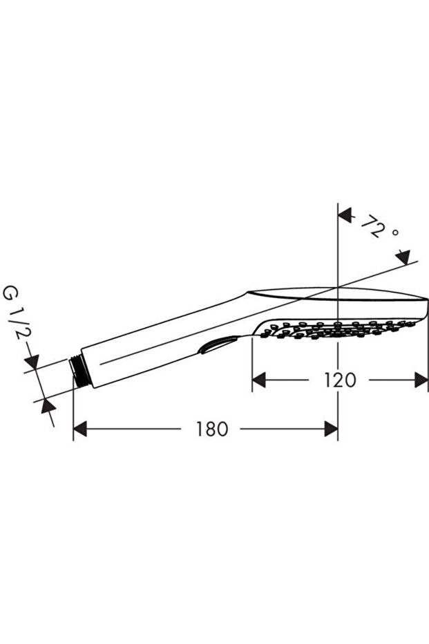 Raindance® Select E El duşu 120 3jet Mat siyah
