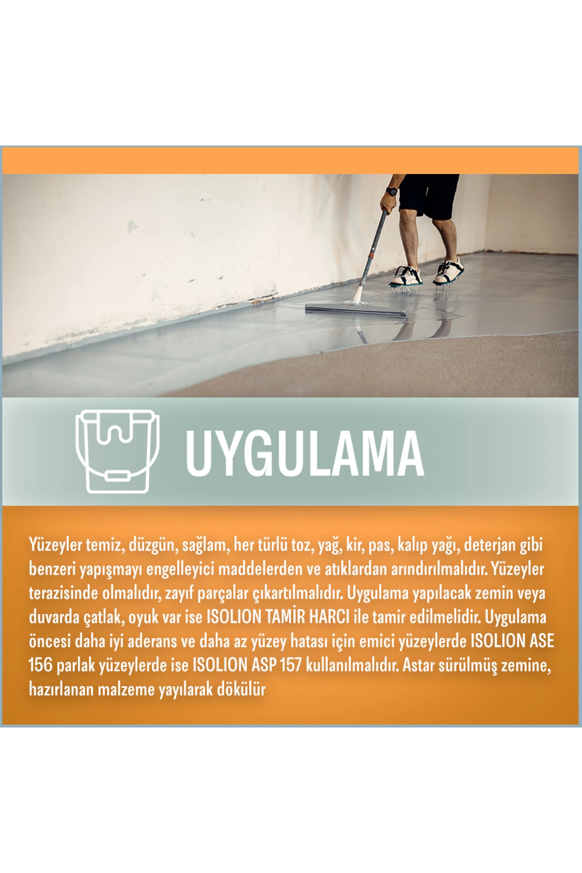 SLF 155 Tek Bileşenli Kendiliğinden Yayılan (SELF LEVELLING) Tesviye Şapı-3 Kg