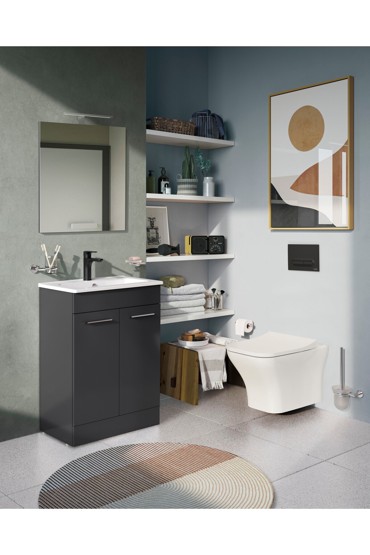 Loop T 740-0711 Kumanda Paneli, Mat Siyah