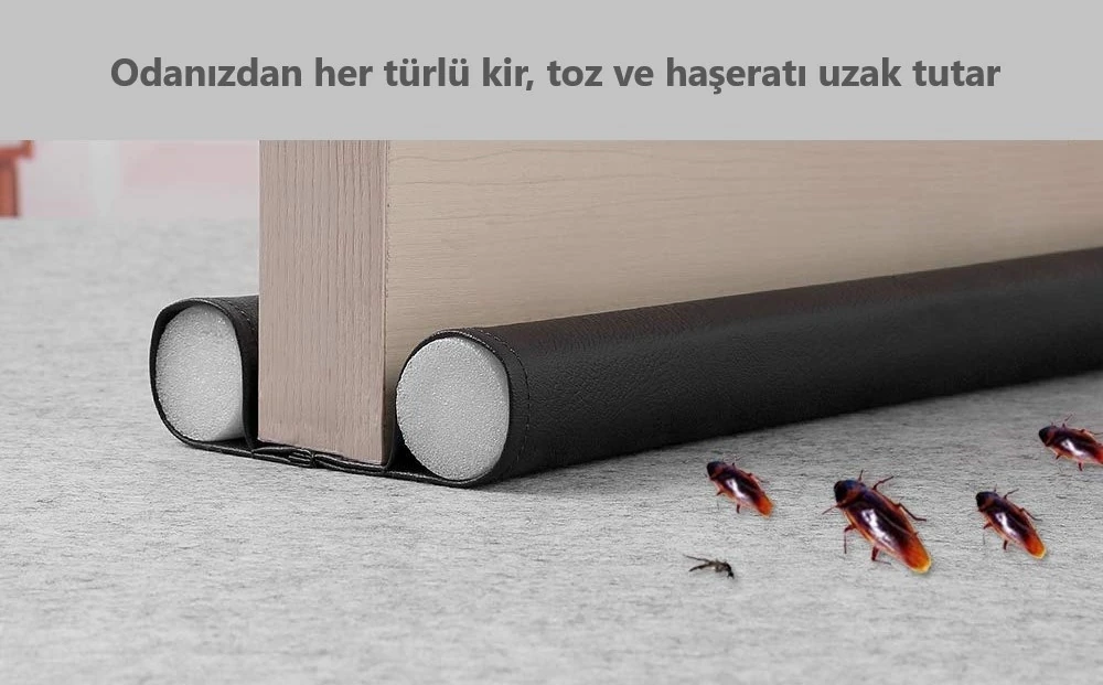 7 Adet Kapı Altı Soğuk Ses Koku Işık Isı Yalıtım Malzemesi Çift Taraflı Kapı Altı Rüzgarlık