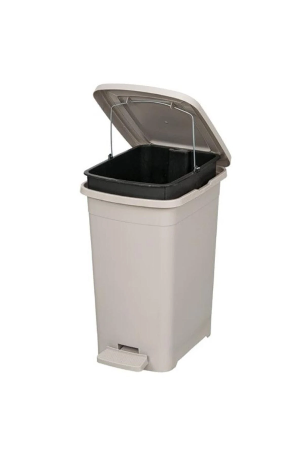 ELF-İ342 Slim Pedallı Plastik Çöp Kovası İç Kovalı 25 lt