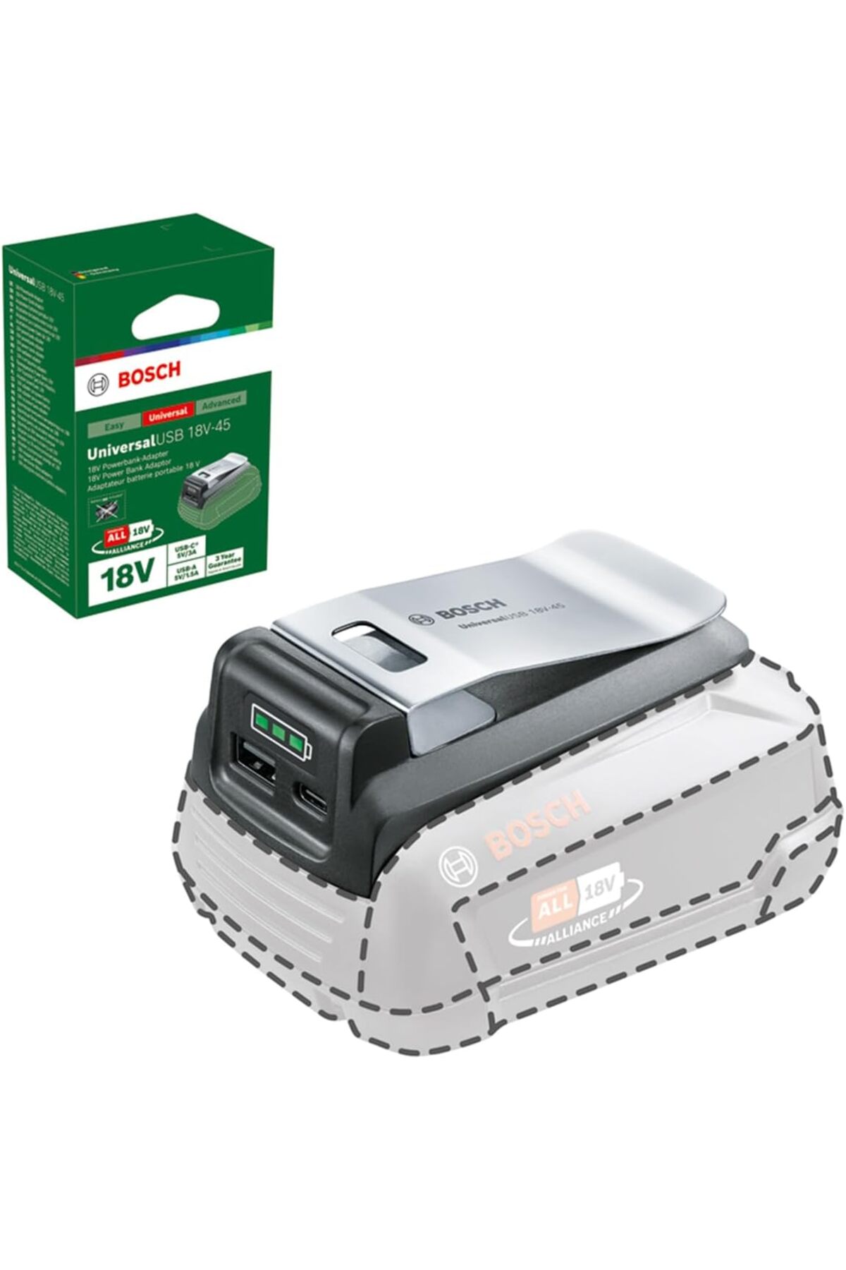 Universalusb 18v-45 Powerbank Adaptör - 1600a02ws1