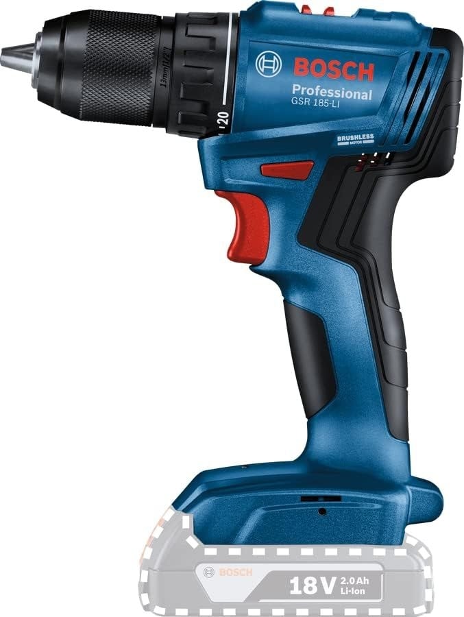 BOSCH Gsr 185-LI Professional Akülü Delme / Vidalama Makinesi (SOLO) - Aküsüz