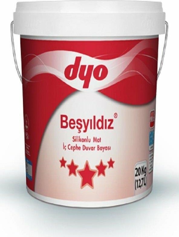 Beşyıldız Silikonlu Mat Iç Cephe Boyası 10 kg