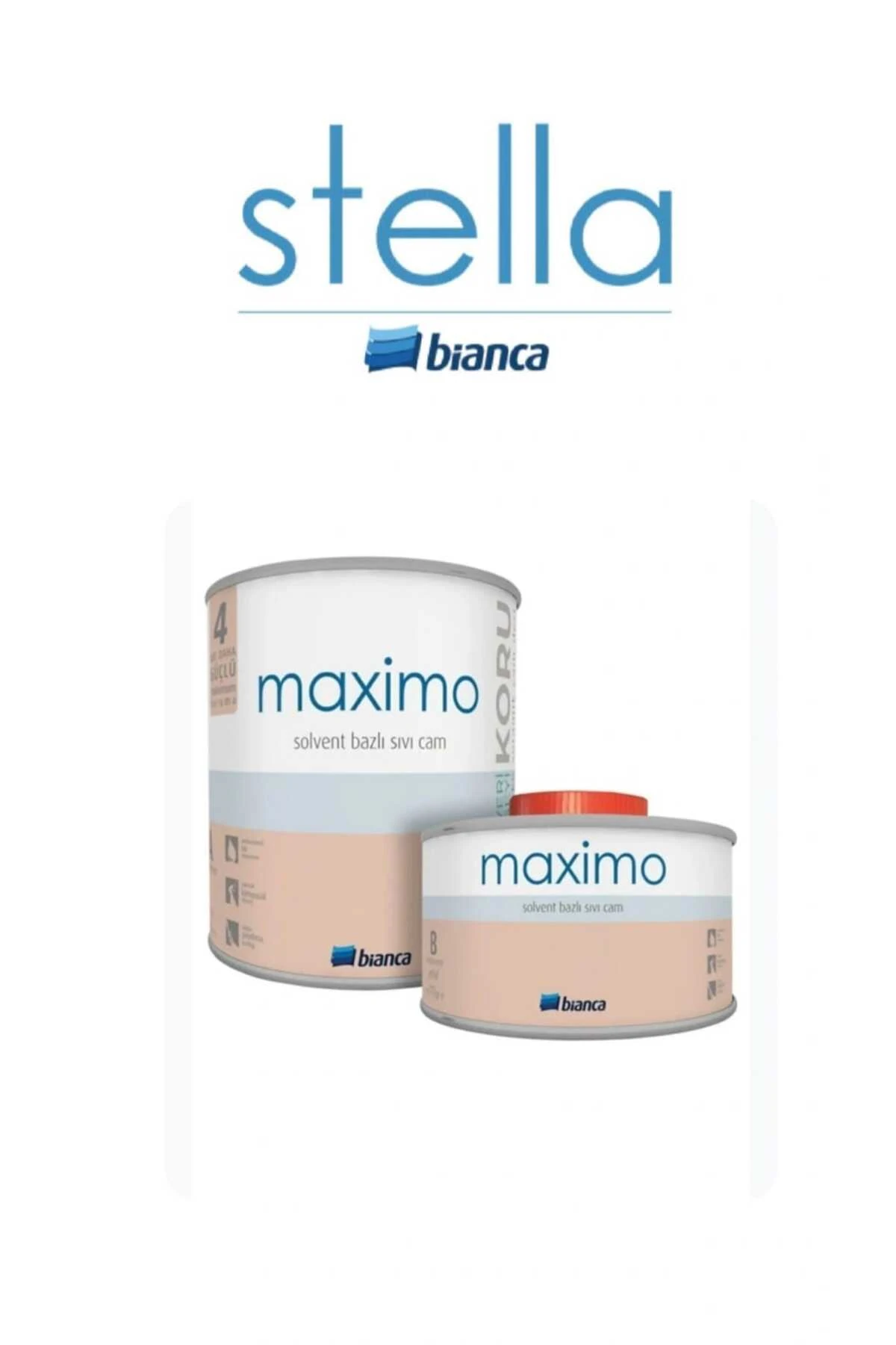 STELLA Maximo Solvent Bazlı Sıvı Cam Parlak