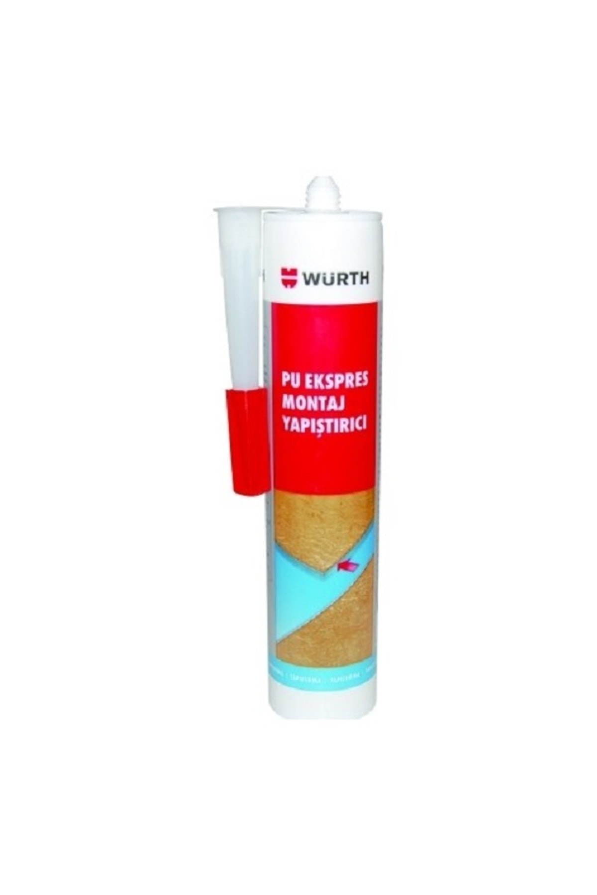 WÜRT PU EXPRES MONTAJ YAPIŞTIRICI AHŞAP/MDF/BETON/METAL/PVC/GRANİT/CAM/SERAMİK 310 ML