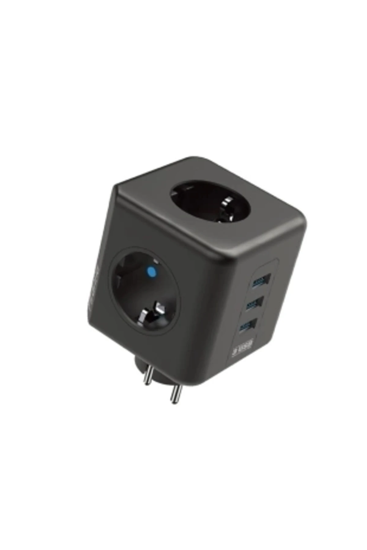 Termal Akım Korumalı Isıya Dayanıklı 3’lü Duvar Tipi Priz 3x Usb 1x Type-c ( Lisinya )