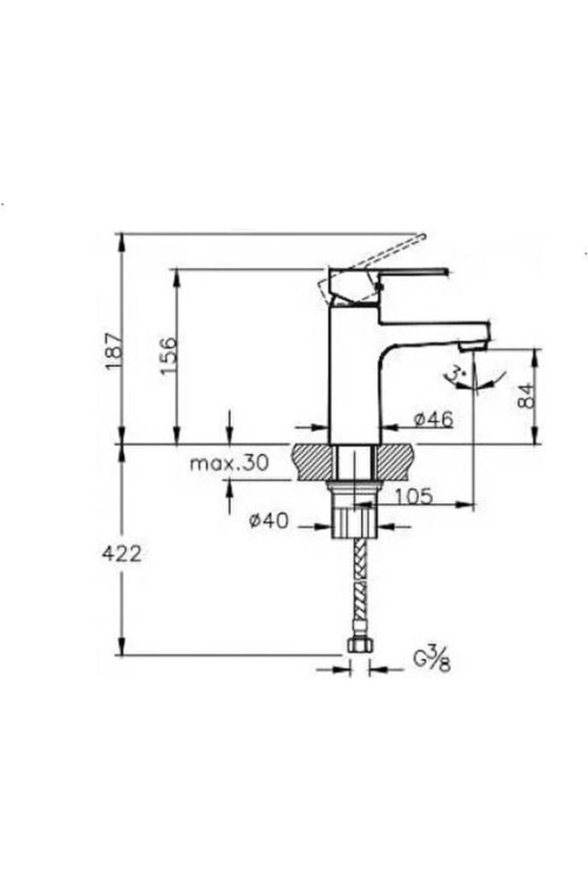 Nora S üçlü set Lavabo+Banyo+Eviye Bataryası Krom A42878+A42870+A42871