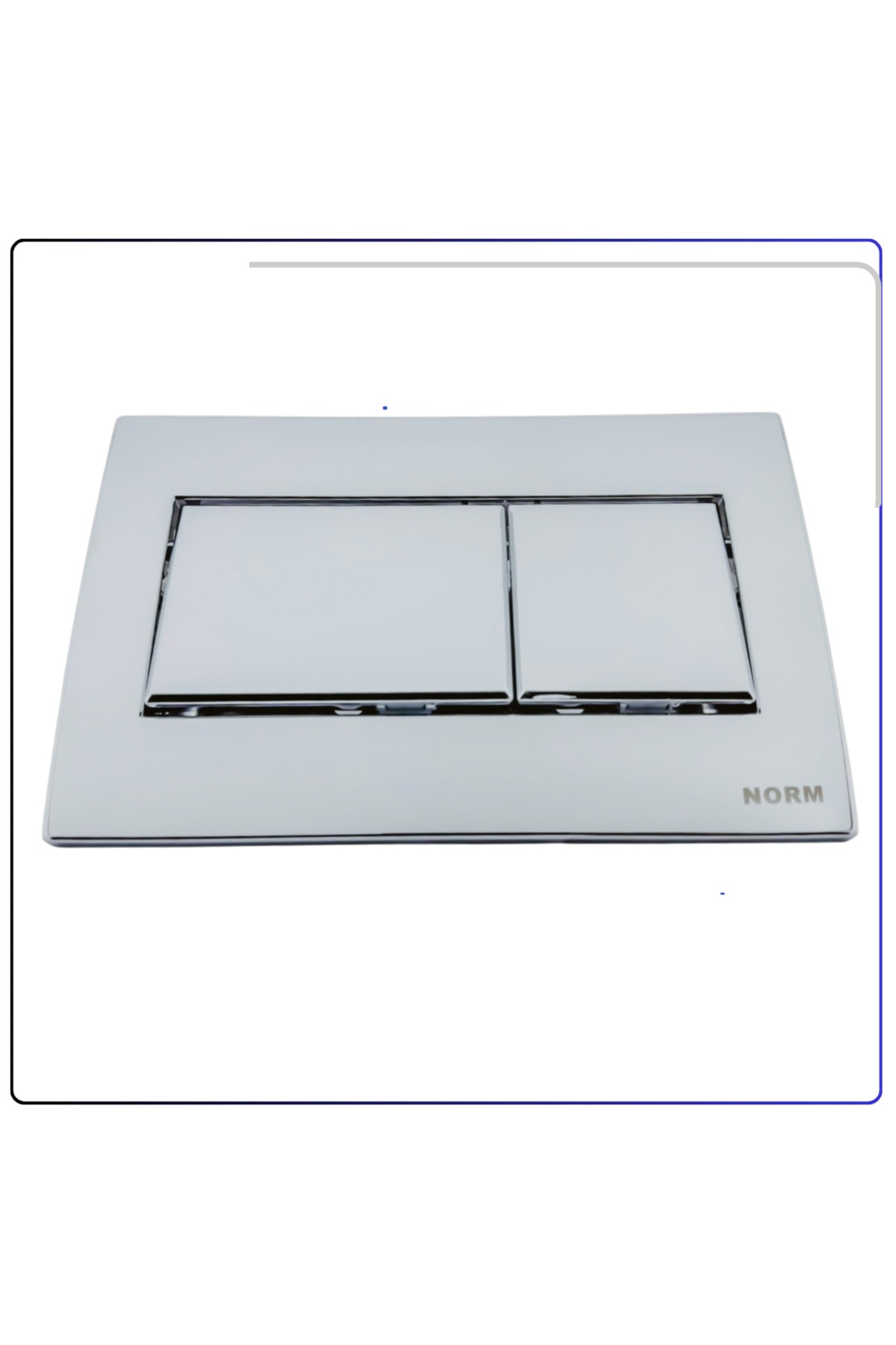 437020YP Kumanda Paneli Grup Parlak Krom Norm (Ön Kısım)