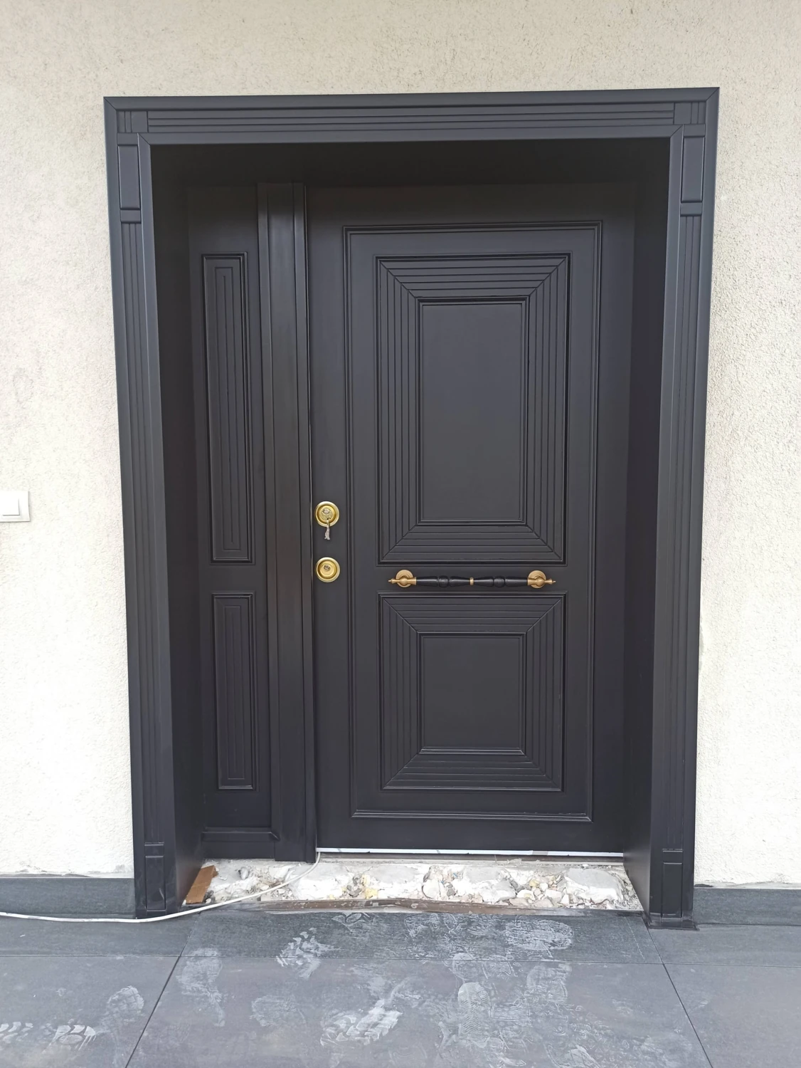 Çelik Kapı Antrasit Villa Kapısı