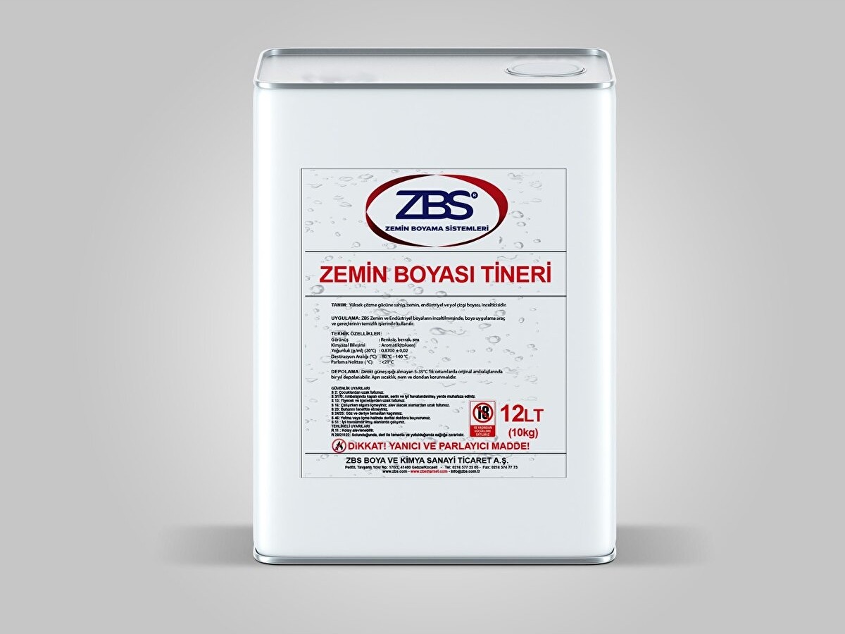 Zemi̇n Boyasi Ti̇neri̇ 12 Lt 10 kg