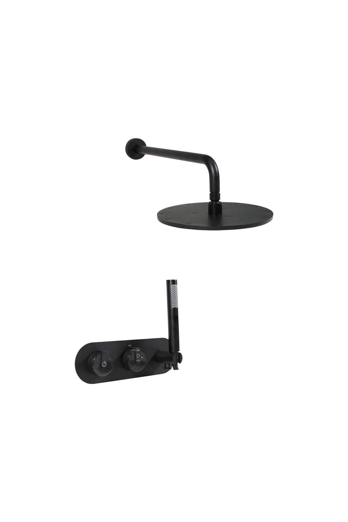 Victoria Matt Black 2 Yönlü Ankastre Duş Sistemi