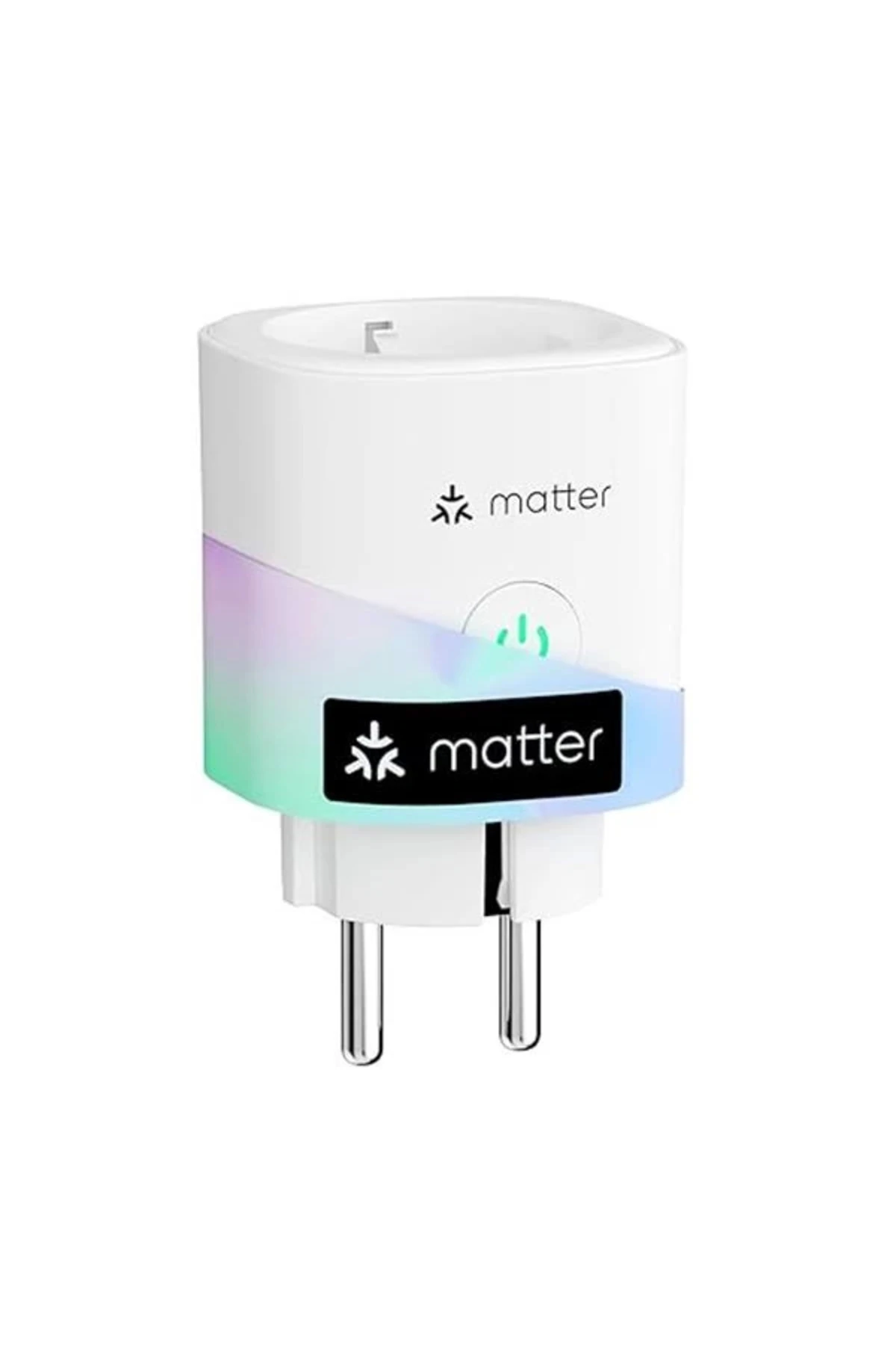 Meross Matter akıllı priz, elektrik tüketimli Wi-Fi priz, balkon elektrik santrali için, Apple