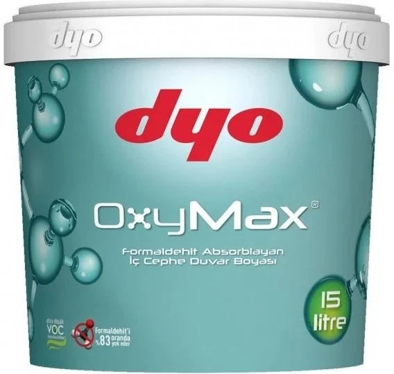 Oxymax Antibakteriyel Saf Akrilik Iç Cephe Boyası 15 Lt Kemik Beyazı