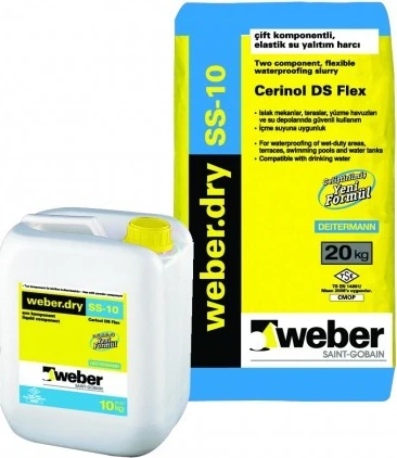 .Dry Ss-10 Su Yalıtım Harcı (Set 20+10 Kg)