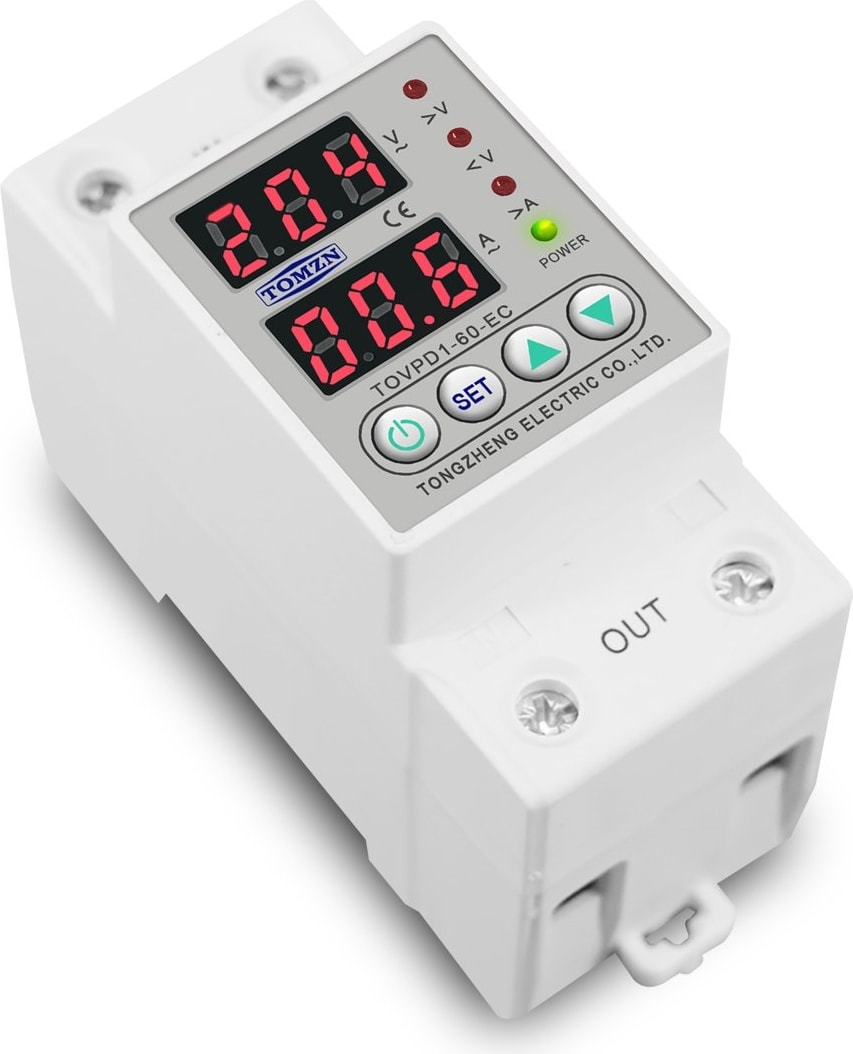 Voltaj ve Akım Koruma Rölesi 80A Yüksek Alçak Gerilim Akım KoruyucuRöle Monofaz Elektrik Bekçisi