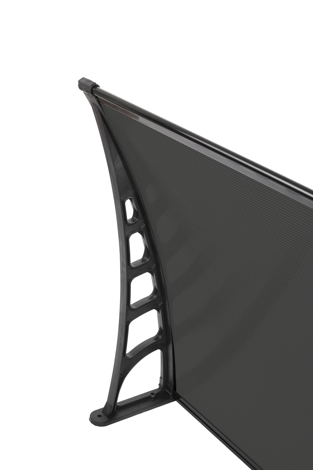 Crocus Kapı Pencere Üstü Pratik Sundurma 80x120 Cm - Siyah