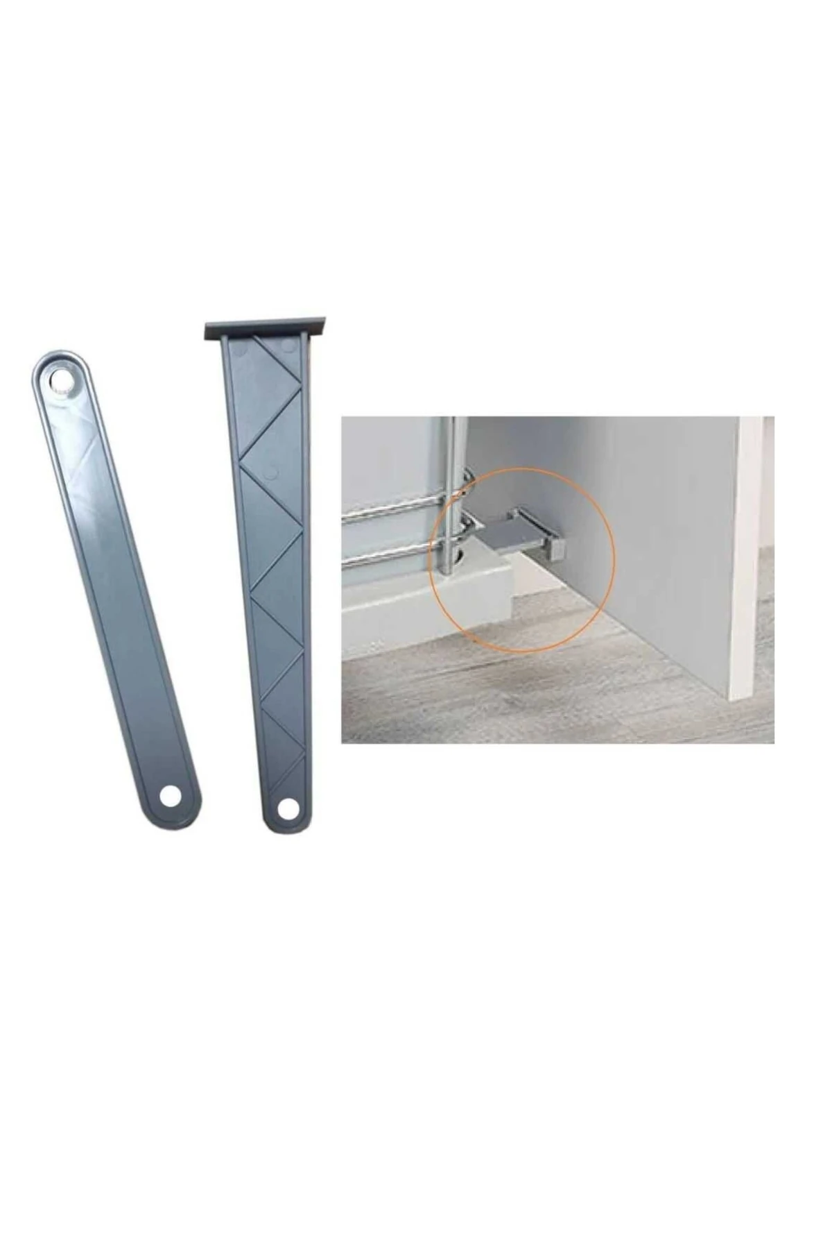 Raylı Çöp Kovası Yedek Parça Bağlantı Elemanı Set