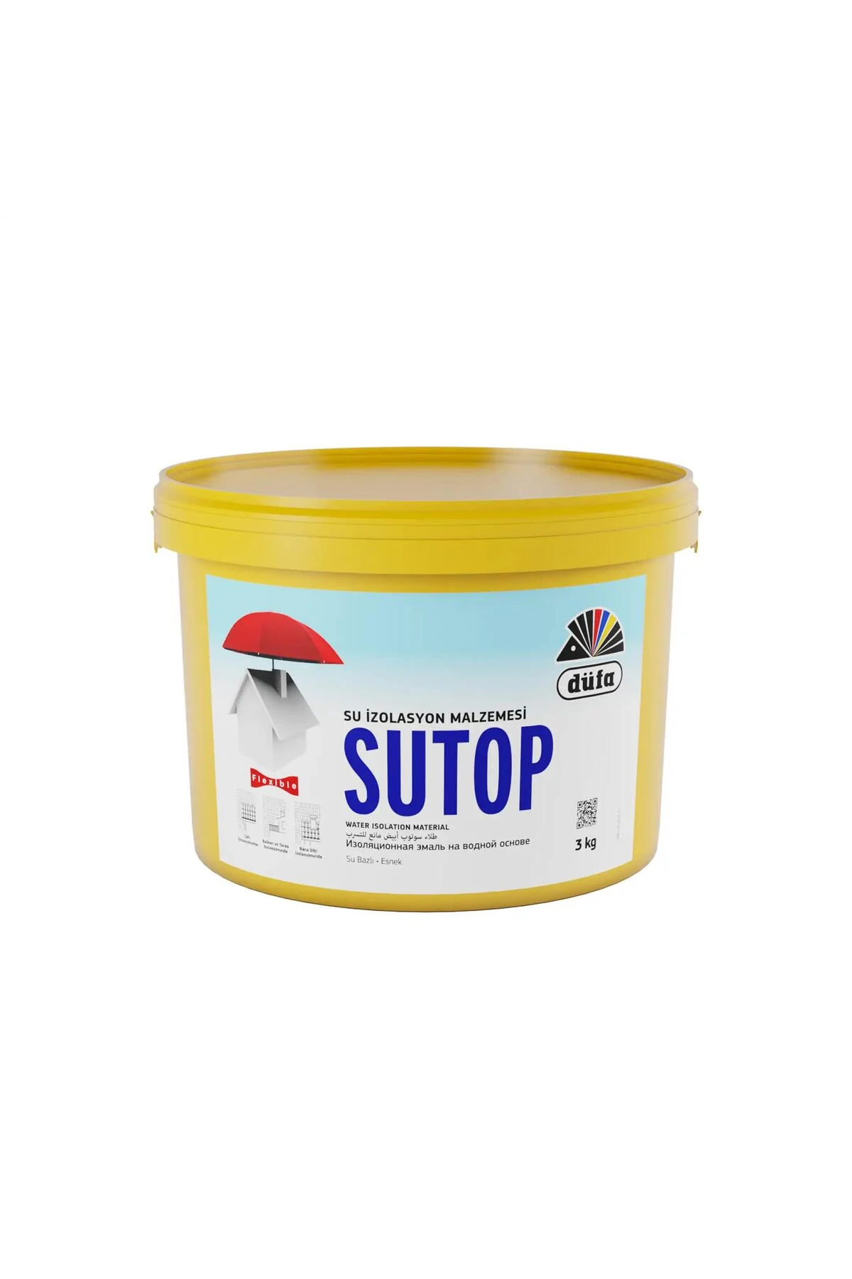 Sutop Su Kesici Boya Beyaz 3 Kg