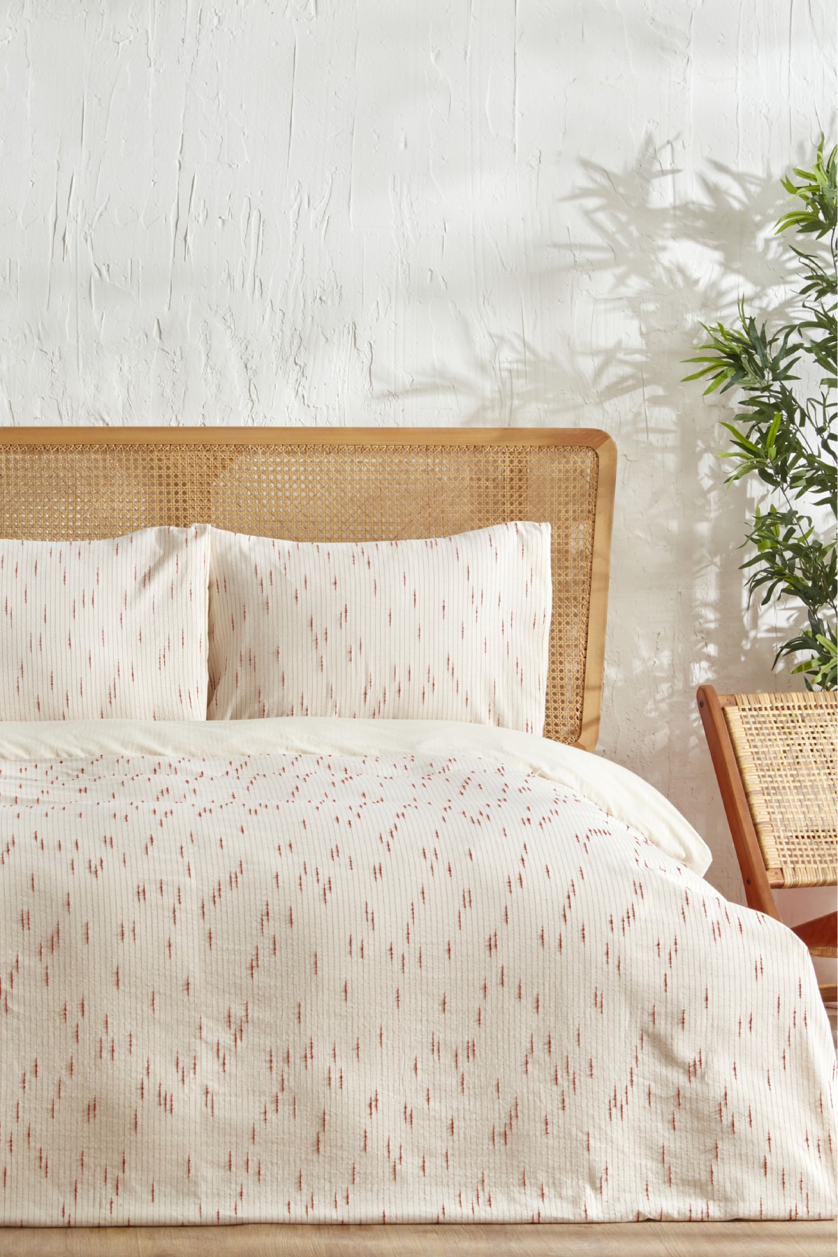 Lotus %100 Pamuk Tek Kişilik Nevresim Takımı Terracota