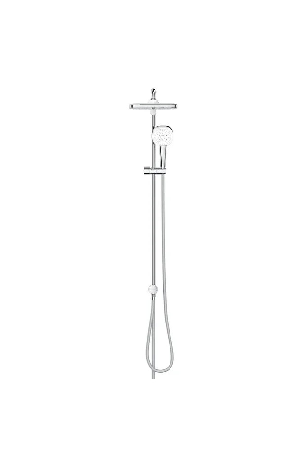 Tempesta Cosmopolitan System 250 Cube Duvar Bağlantılı, Divertörlü Duş Sistemi - 26694001