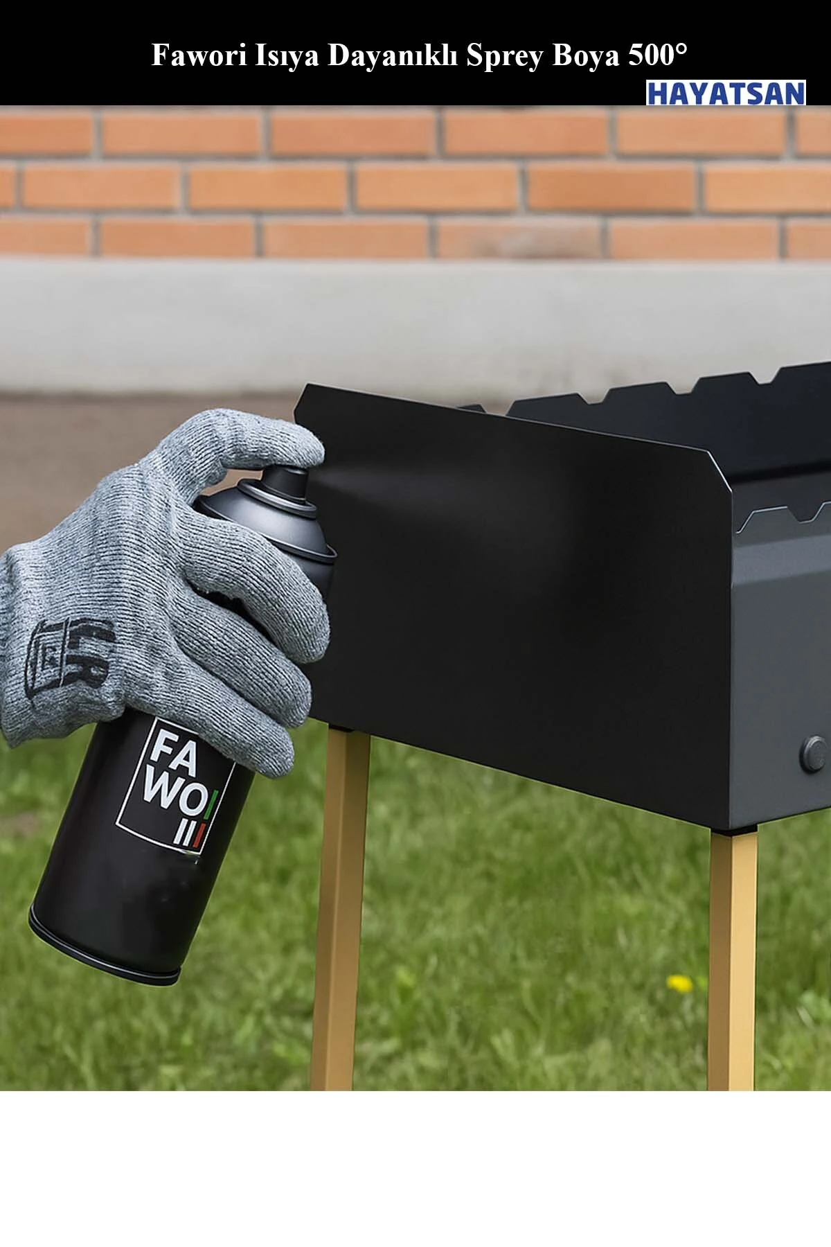 Isıya Dayanıklı 500° Sprey Mat Eksoz Fırın Pelit Sobası Boyası