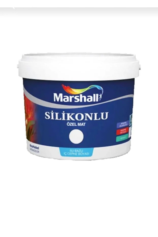 L Özel Mat Ipek Mat Su Bazlı Silikonlu Duvar Boyası 15lt=20kg Deniz Kabuğu