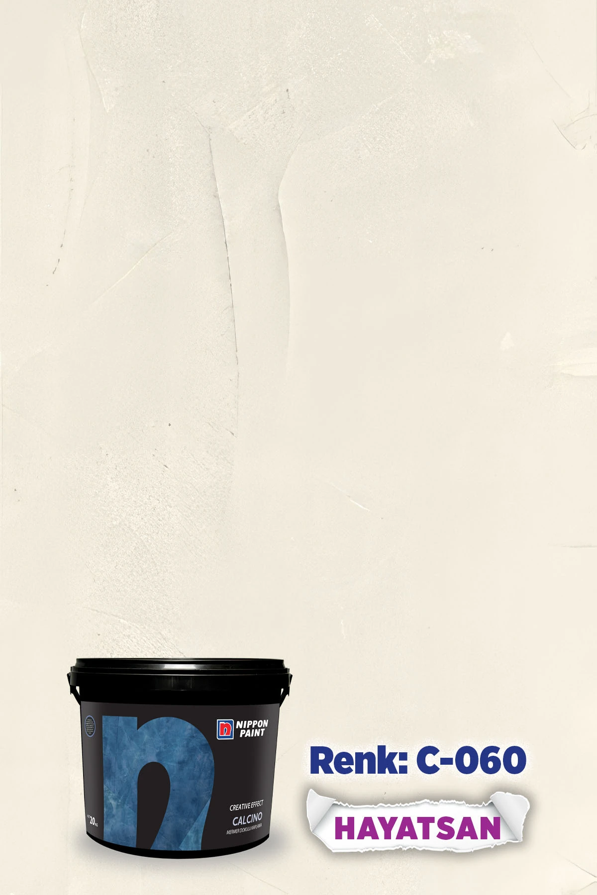 CALCINO – Mermer dokulu dekoratif efekt boya -#2 - 2,5 kg