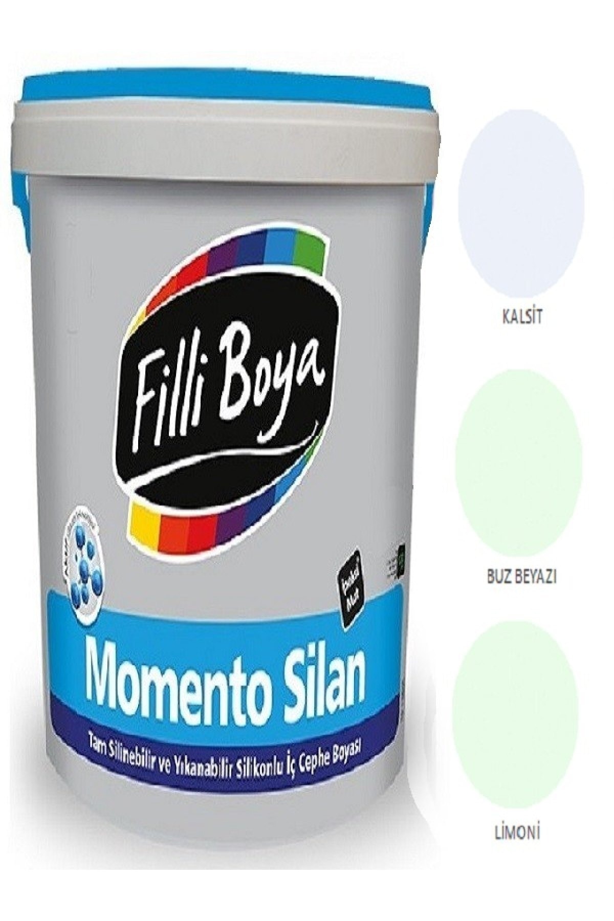 Momento Silan Tam Silinebilir Yıkanabilir Silikonlu Ipek Mat Boya 1,25lt (kalsit)