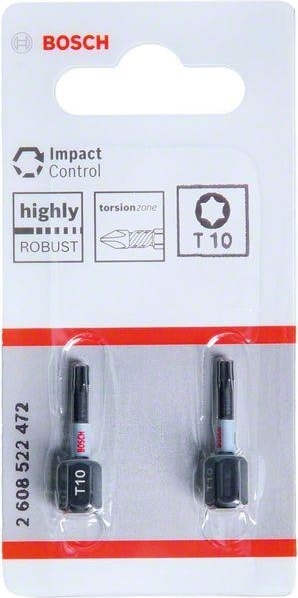 BOSCH Impactc Torx Vidalama Ucu T10x25 Mm 2'Li