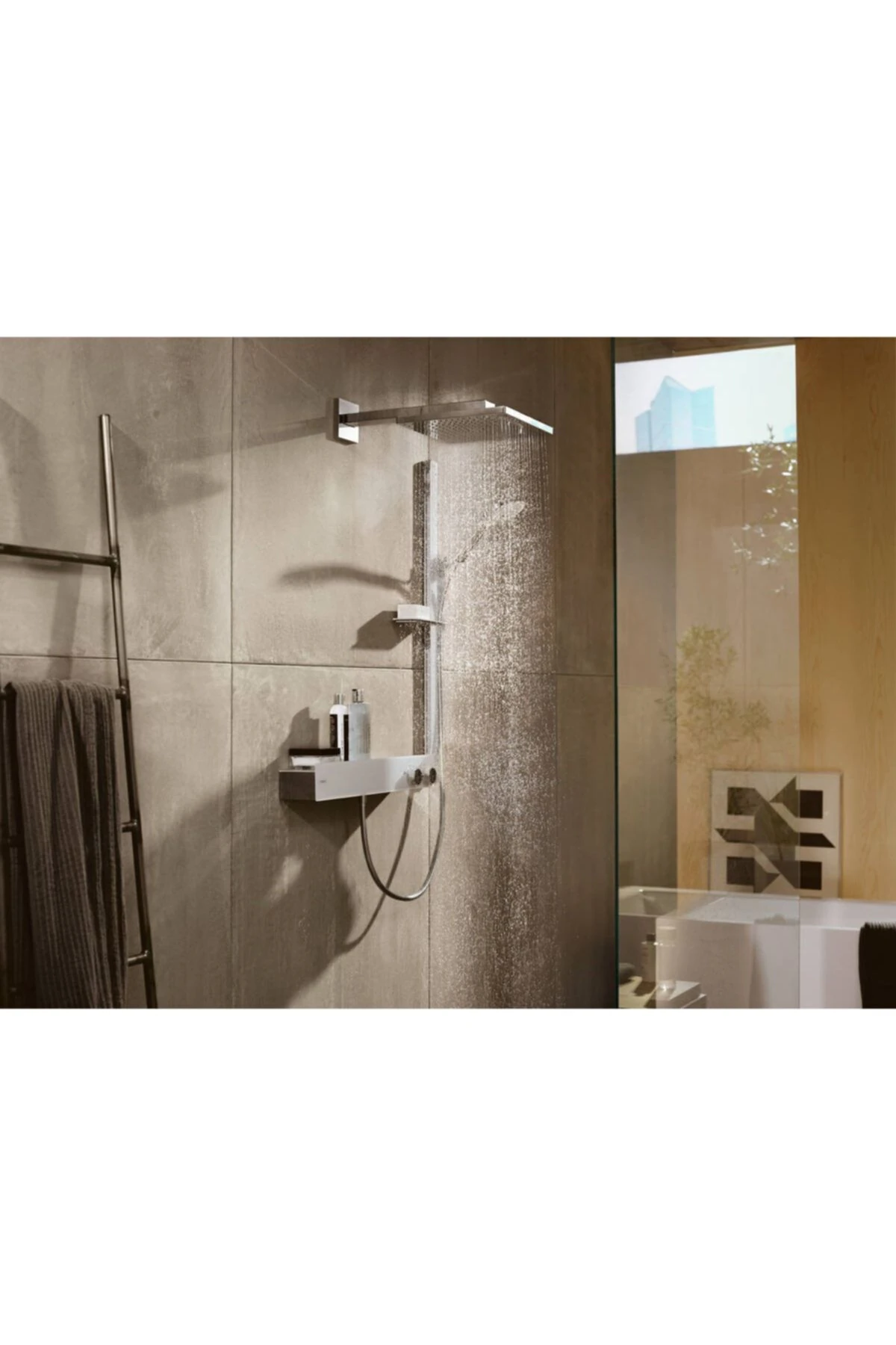 Raındance E Tepe Dusu 300 1jet Dus Dırsegı Ile Parlak Altın 26238990