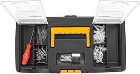 16 İnç Plastik Takım Çantası Malzeme Alet Kutusu 408 x 218 x 174 mm