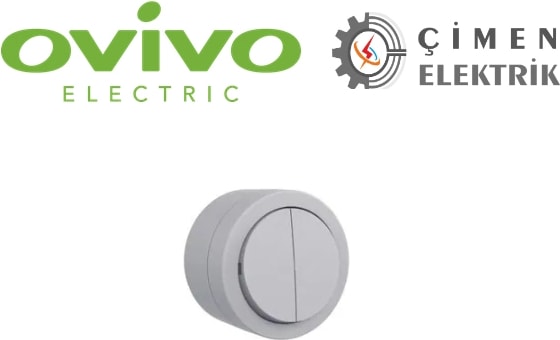 Gri Komutatör Anahtar Sıva Üstü - Elektrik Tesisat Anahtarı