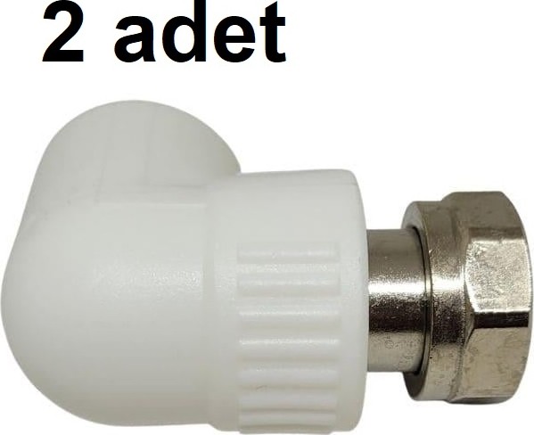 Pp Hareketli Dirsek 25 *3/4 (Kombi Altı Bağlantı Dirseği) 2 Adet