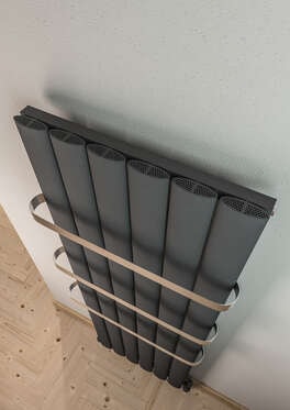 Serez Dikey Alüminyum Radyatör 565X1800 Pütürlü Beyaz (Ral 9016)