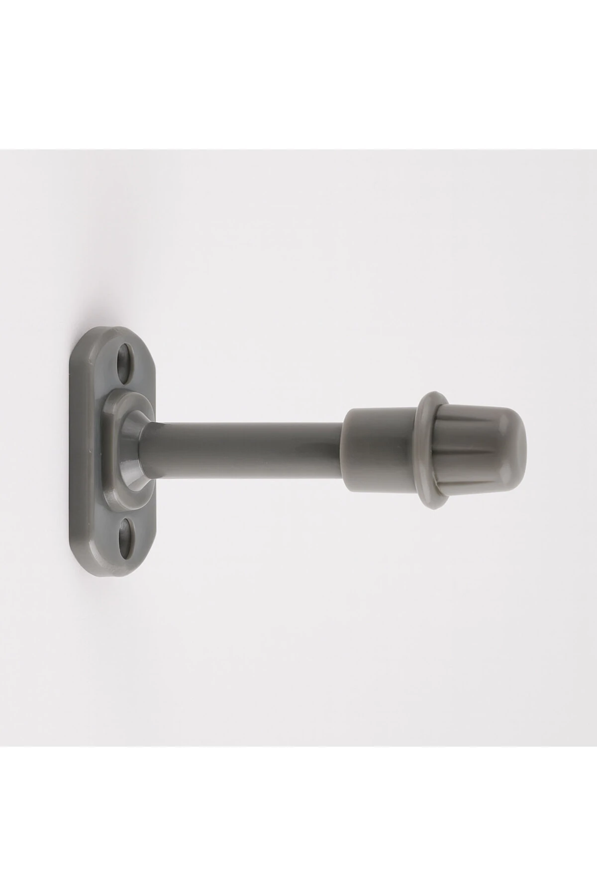 Plastik Kapı Pencere Arkası Gri Renk Tampon 8 CM Vidalı Duvar Koruyucu Silikon Stoper 1 Adet